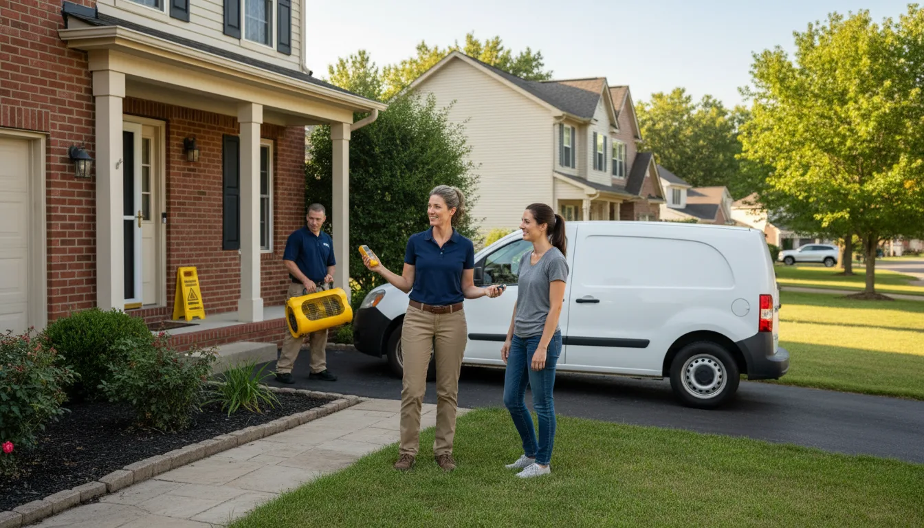 Water restoration image for Dehumidification And Cleanup Services in Ashby, MN